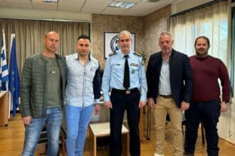 Εθιμοτυπική Επίσκεψη της Ένωσης Αστυνομικών Υπαλλήλων Κοζάνης στο Γενικό Περιφερειακό Αστυνομικό Διευθυντή Δυτικής Μακεδονίας , Ταξίαρχο κ. ΣΠΑΝΟΥΔΗ Κωνσταντίνο