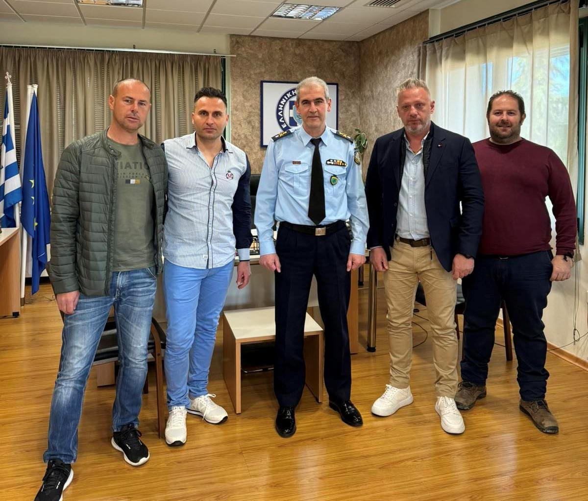 Εθιμοτυπική Επίσκεψη της Ένωσης Αστυνομικών Υπαλλήλων Κοζάνης στο Γενικό Περιφερειακό Αστυνομικό Διευθυντή Δυτικής Μακεδονίας , Ταξίαρχο κ. ΣΠΑΝΟΥΔΗ Κωνσταντίνο