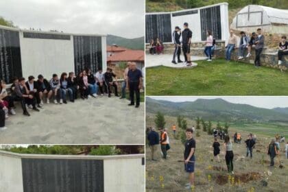 Τη μαρτυρική Κοινότητα των Πύργων επισκέφθηκαν Γερμανοί και Έλληνες μαθητές!