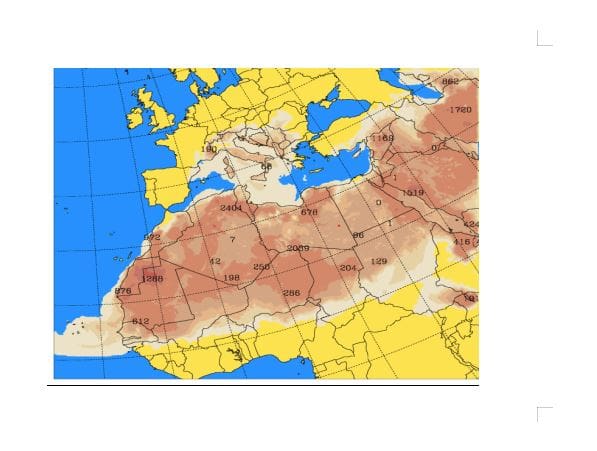 Ευνοείται η μεταφορά σκόνης από την Αφρική, μέχρι την Τρίτη 25-6-2024. - Eordaialive.com