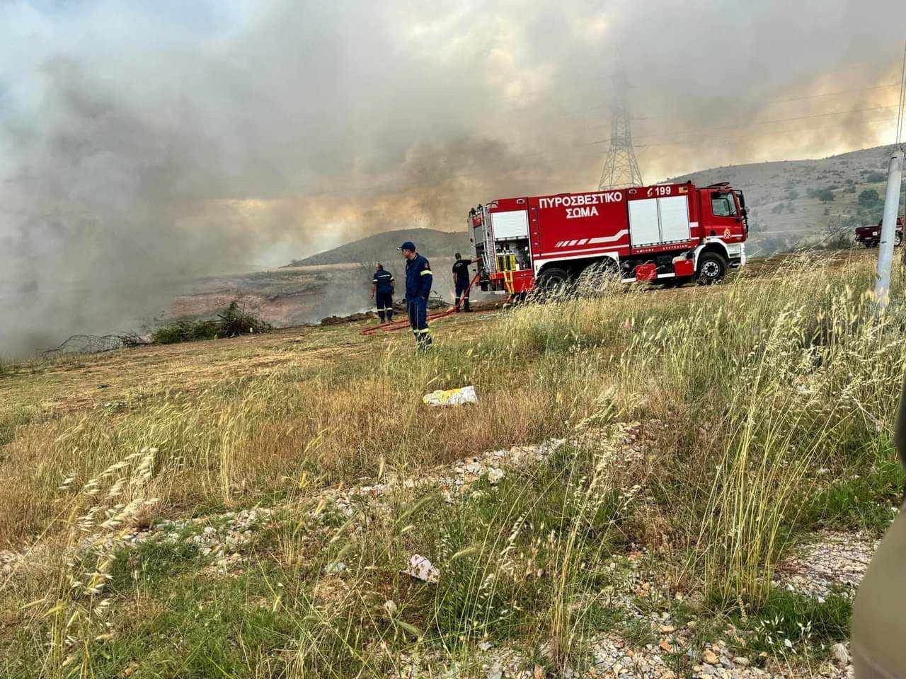 Eordaialive.com - Τα Νέα της Πτολεμαΐδας, Εορδαίας, Κοζάνης Φωτιά λίγο έξω από το Ανατολικό Εορδαίας (φωτογραφίες)