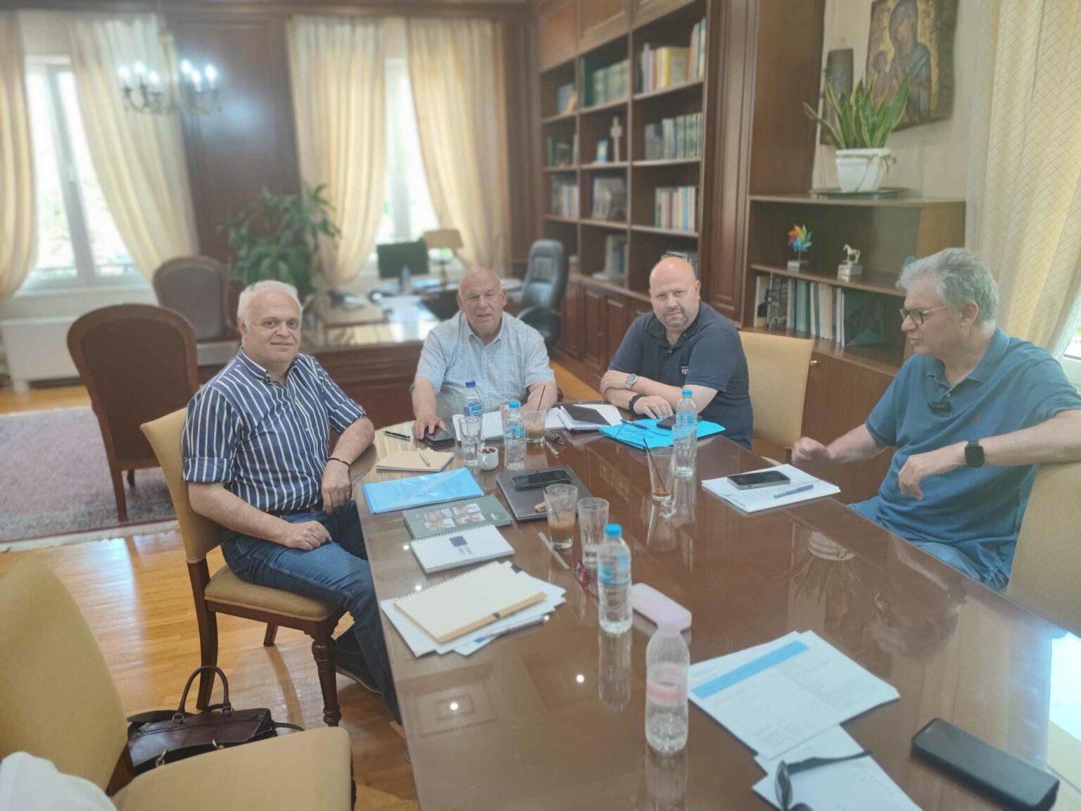 H Διεύθυνση της ΑΝΚΟ συναντήθηκε με τον Δήμαρχο Γρεβενών και στελέχη/συνεργάτες του Δήμου