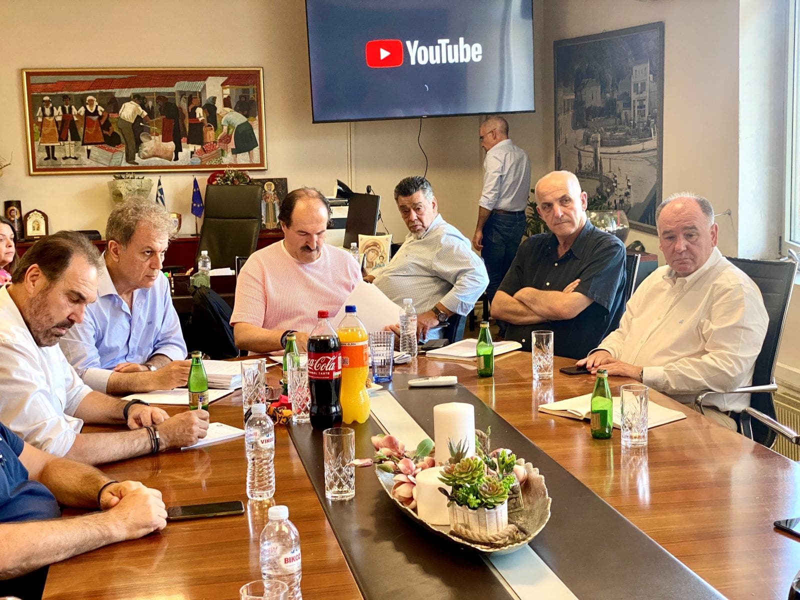 Σύσκεψη στην Π.Ε. Φλώρινας για την Τ.Κ. Αχλάδας - Eordaialive.com