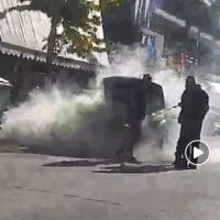 Φωτιά σε όχημα διερχόμενο επί της 25ης Mαρτίου στο κέντρο της Πτολεμαΐδας (βίντεο) - Eordaialive.com