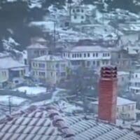 Χιονόπτωση στην Βλάστη – Με αλυσίδες αλλά χωρίς προβλήματα η κυκλοφορία - Eordaialive.com