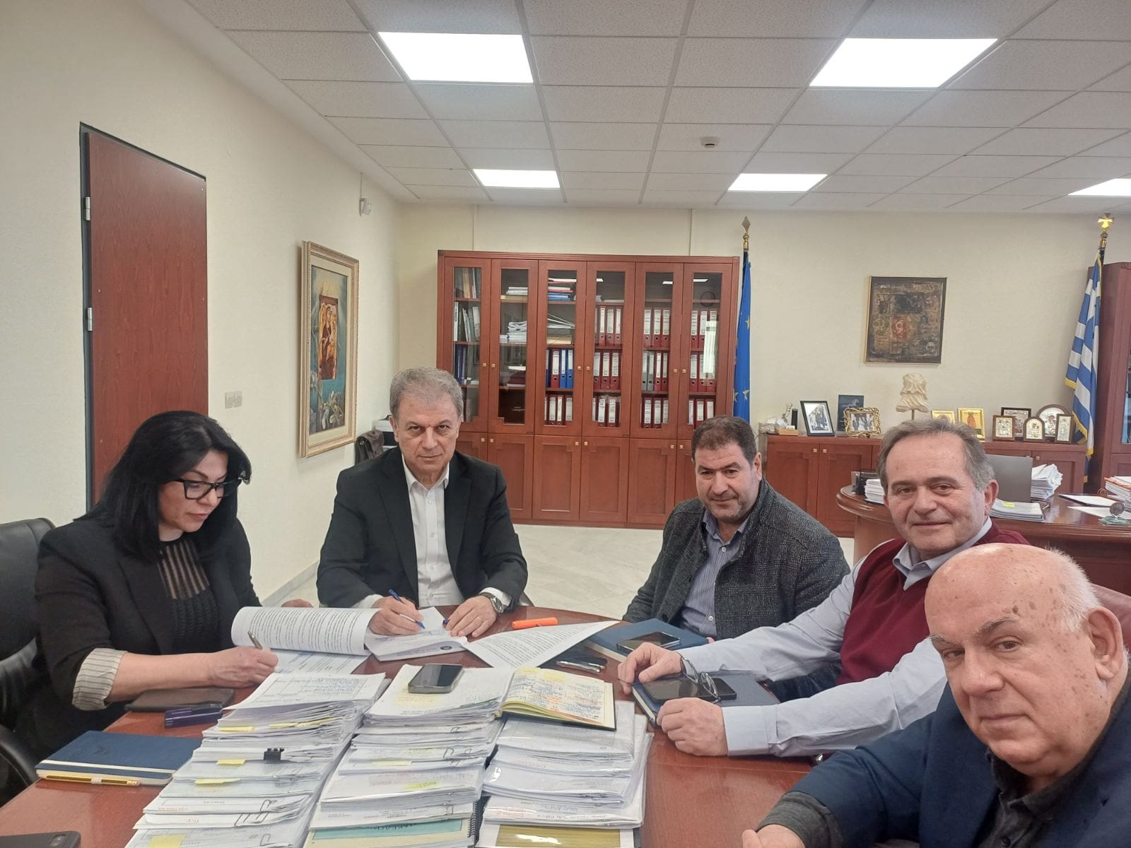 Περιφέρεια Δυτικής Μακεδονίας: Υπεγράφη η σύμβαση για την  Αποπεράτωση του 3ου Ορόφου του νέου κτηρίου της Σχολής Αστυφυλάκων Γρεβενών, Αστυνομικής Διεύθυνσης Γρεβενών - Eordaialive.com
