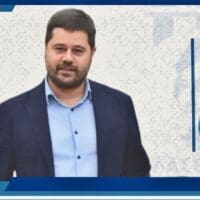 Ο Πρόεδρος της ΕΠΟ κ. Μάκης Γκαγκάτσης στην κοπή της πίτας της ΕΠΣ Κοζάνης - Eordaialive.com