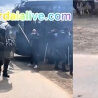 Χαμός στον ΑΗΣ Καρδιάς. Ρίψη δακρυγόνων προς πάσα κατεύθυνση (πλήθος και ΜΜΕ) από τις αστυνομικές δυνάμεις (Βίντεο) - Eordaialive.com