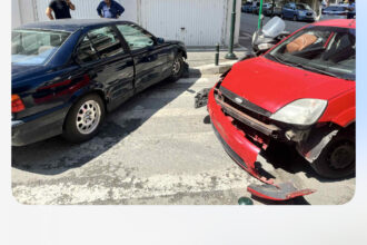Πτολεμαΐδα: Τροχαίο Ατύχημα στη Διασταύρωση Διοικητηρίου-Τραπεζούντος - Χωρίς Τραυματίες (φωτογραφίες) - Eordaialive.com