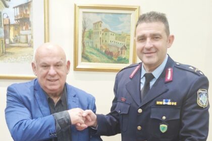 Εθιμοτυπικές επισκέψεις του Γενικού Περιφερειακού Αστυνομικού Διευθυντή Δυτικής Μακεδονίας στον Αντιπεριφερειάρχη και Δήμαρχο Γρεβενών