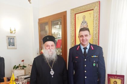 Εθιμοτυπική επίσκεψη του Γενικού Περιφερειακού Αστυνομικού  Διευθυντή Δυτικής Μακεδονίας στον Μητροπολίτη Γρεβενών