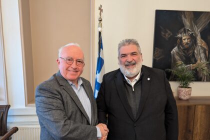 Επίσκεψη του  Προέδρου της ΑΕΜΥ, κ. Κύριλλου Παπακυρίλλου στον Δήμαρχο Εορδαίας, Παναγιώτη Πλακεντά