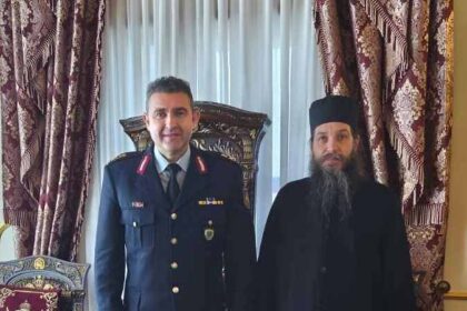 Εθιμοτυπική επίσκεψη του Γενικού Περιφερειακού Αστυνομικού Διευθυντή Δυτικής Μακεδονίας στον Μητροπολίτη Σισανίου & Σιατίστης