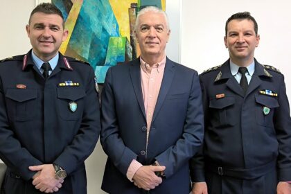 Εθιμοτυπική συνάντηση του Γενικού Περιφερειακού Αστυνομικού Διευθυντή Δυτικής Μακεδονίας με τον Δήμαρχο Αμυνταίου