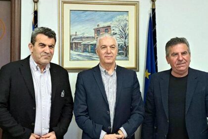 Συνάντηση του Δημάρχου Αμυνταίου με τον Αντιπεριφερειάρχη Αγροτικής Ανάπτυξης Δυτικής Μακεδονίας και τον Χωρικό Αντιπεριφερειάρχη Καστοριάς