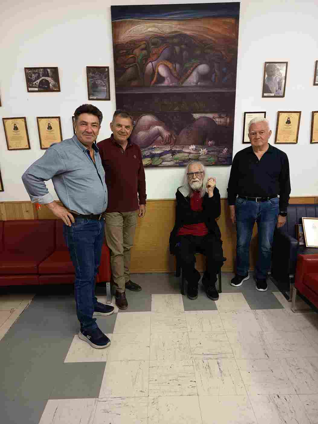 ΣΥΛΛΟΓΟΣ ΓΡΕΒΕΝΙΩΤΩΝ ΚΟΖΑΝΗΣ "Ο ΑΙΜΙΛΙΑΝΟΣ" - Θερμές ευχαριστίες προς τον ζωγράφο Αριστοτέλη Βαρσάμη.