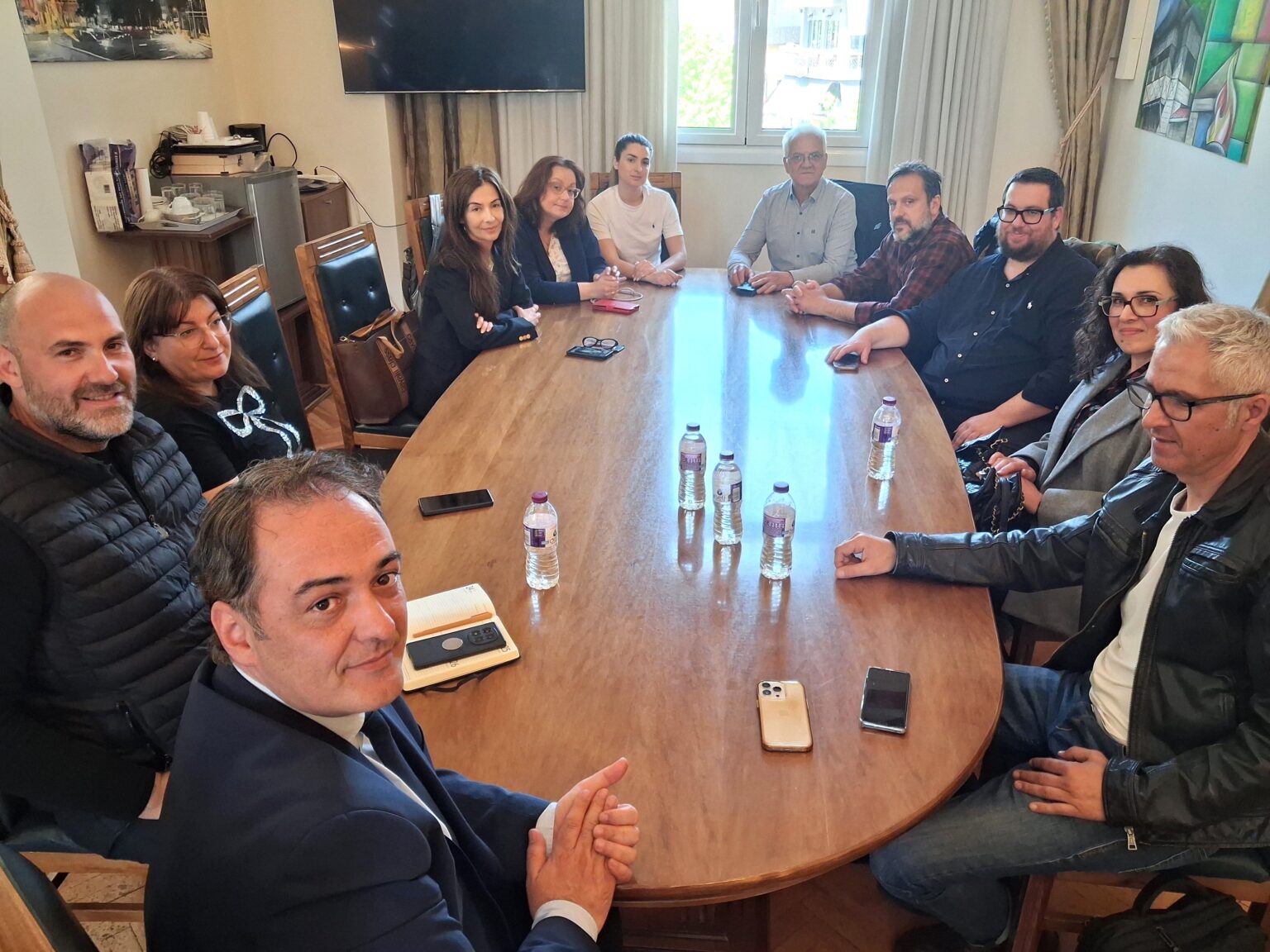 Συνάντηση στο Δημαρχείο Κοζάνης για Λιάπειο Κολυμβητήριο