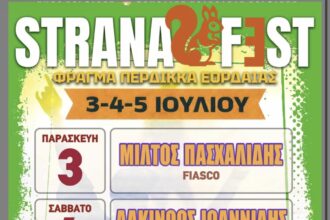 STRANAFEST 2026 στην Πτολεμαΐδα: Τριήμερη γιορτή μουσικής και φύσης στο Φράγμα Περδίκκα με Πασχαλίδη, Ιωαννίδη και Βλάχο - Eordaialive.com