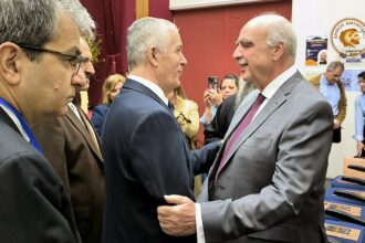 Επίσκεψη του Ευρωβουλευτή Ευάγγελου Μεϊμαράκη στον Δήμαρχο Αμυνταίου Ιωάννη Λιάση