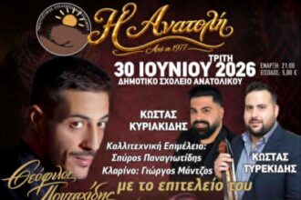 Από την Κρήτη ως τον Πόντο: Ο σπουδαίος Βασίλης Σκουλάς για πρώτη φορά στην Εορδαία – Όλο το πρόγραμμα του διημέρου στο Ανατολικό