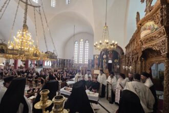 Ο Μητροπολίτης Φλωρίνης Ειρηναίος στην Εξόδιο Ακολουθία της Θεολόγου Βαΐας Ζανίδου