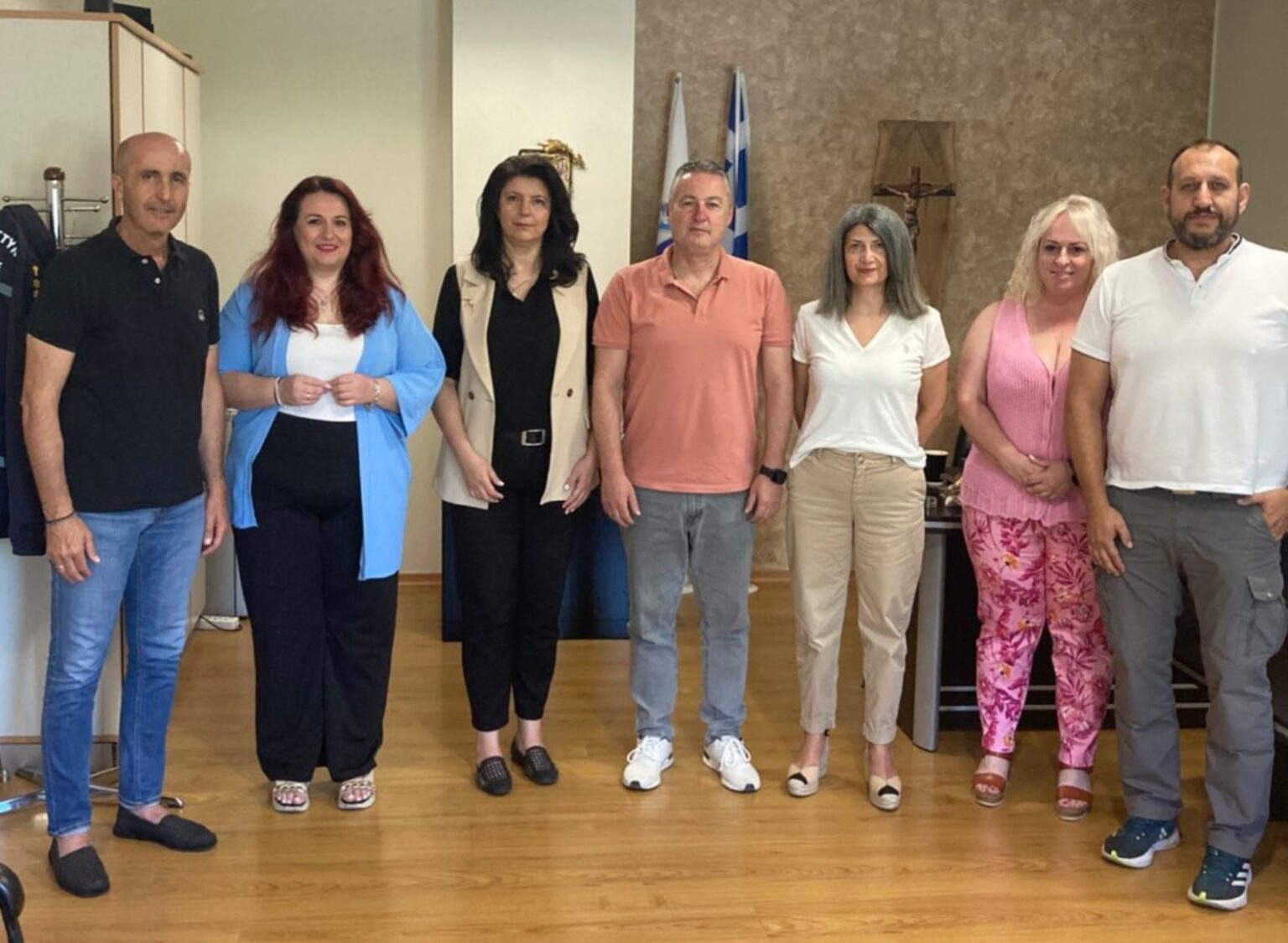 Eθιμοτυπική επίσκεψη το νεοεκλεγέν Διοικητικό Συμβούλιο της Τοπικής Διοίκησης Κοζάνης της Διεθνούς Ένωσης Αστυνομικών (I.P.A. )στον Διευθυντή της Διεύθυνσης Αστυνομίας Κοζάνης
