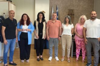 Eθιμοτυπική επίσκεψη το νεοεκλεγέν Διοικητικό Συμβούλιο της Τοπικής Διοίκησης Κοζάνης της Διεθνούς Ένωσης Αστυνομικών (I.P.A. )στον Διευθυντή της Διεύθυνσης Αστυνομίας Κοζάνης