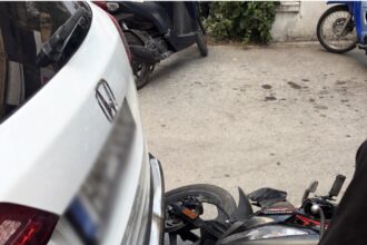 Τροχαίο με υλικές ζημιές στην κεντρική πλατεία της Πτολεμαΐδας - Eordaialive.com