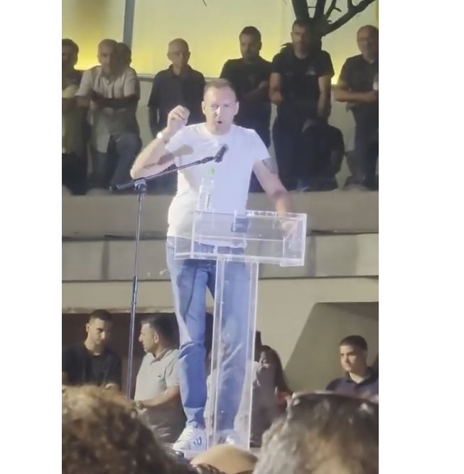 Η ομιλία του Προέδρου του ΣΠΑΡΤΑΚΟΥ, Γιάννη Φασίδη, στο Συλλαλητήριο της 9ης Ιουλίου (Video)