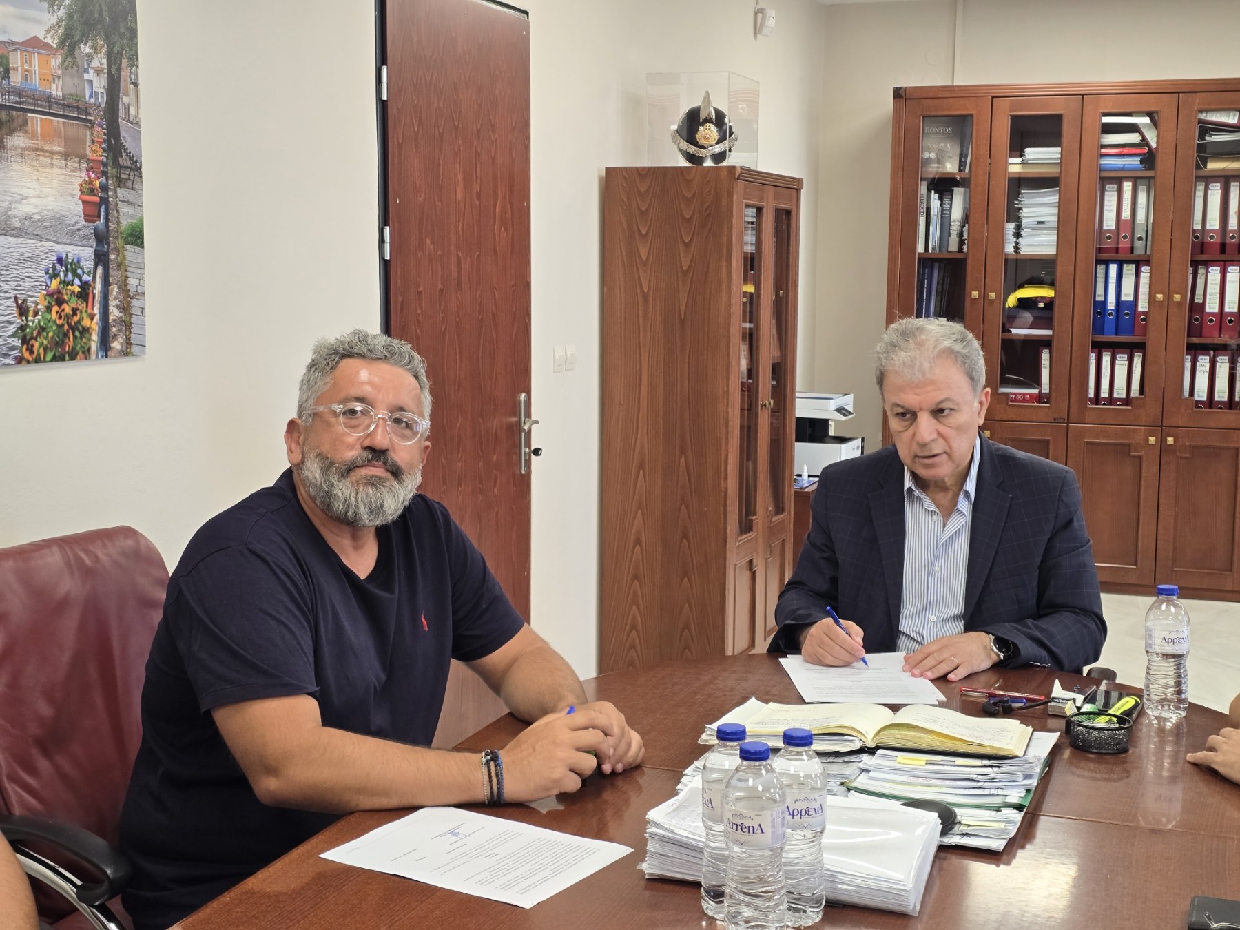 Υπογραφή δύο έργων ενεργειακής και λειτουργικής αναβάθμισης κτιριακών υποδομών του Επιμελητηρίου Κοζάνης από τον Περιφερειάρχη Δυτικής Μακεδονίας