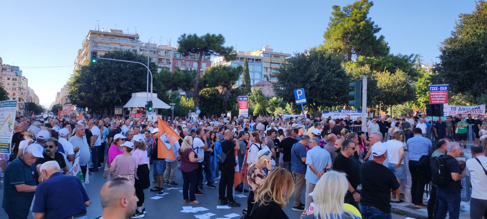 Παρών ο  ΣΠΑΡΤΑΚΟΣ στο συλλαλητήριο της ΔΕΘ - Eordaialive.com