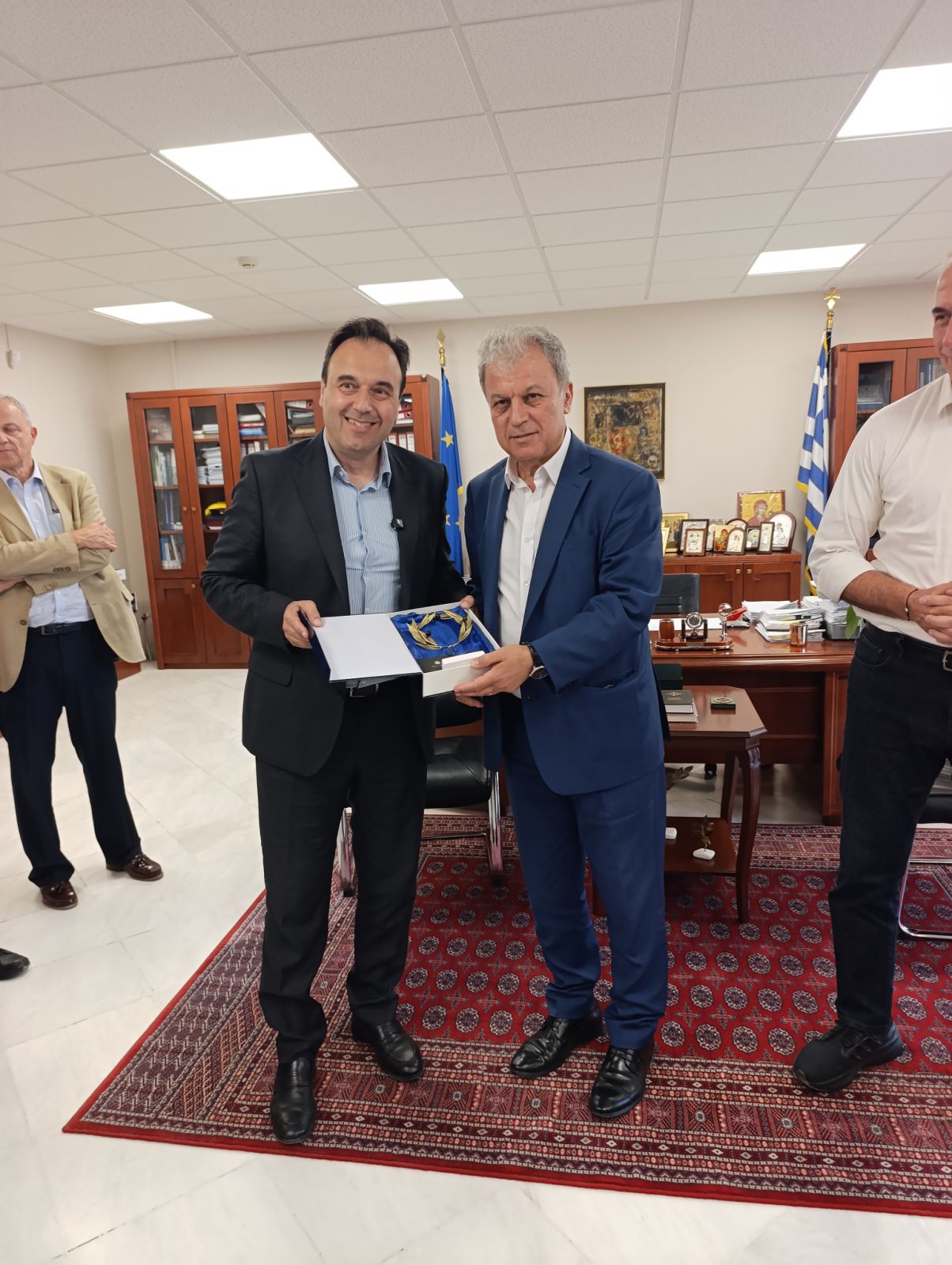 Επίσκεψη  του Υπουργού Ψηφιακής Διακυβέρνησης Δημήτρη Παπαστεργίου και  του Υφυπουργού Ανάπτυξης Σταύρου Καλαφάτη στην Περιφέρεια Δυτικής Μακεδονίας - Eordaialive.com